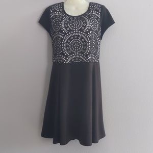 Cato black midi dress size 14